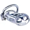 FUKR Cage de chasteté en métal Cobra Steel 10 x 3.7cm
